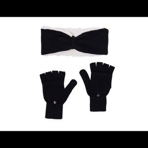 BEARPAW Combo Set: Headband and Pop-Top Glove Duo